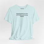 Boundaries Look Like Attitude Tee — "Unfiltered Thoughts" Graphic T-Shirt