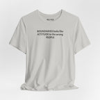 Boundaries Look Like Attitude Tee — "Unfiltered Thoughts" Graphic T-Shirt