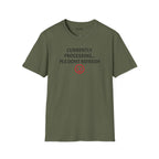 Currently Processing T-Shirt — "Currently Processing... Pls Dont Refresh" Funny Tech Tee