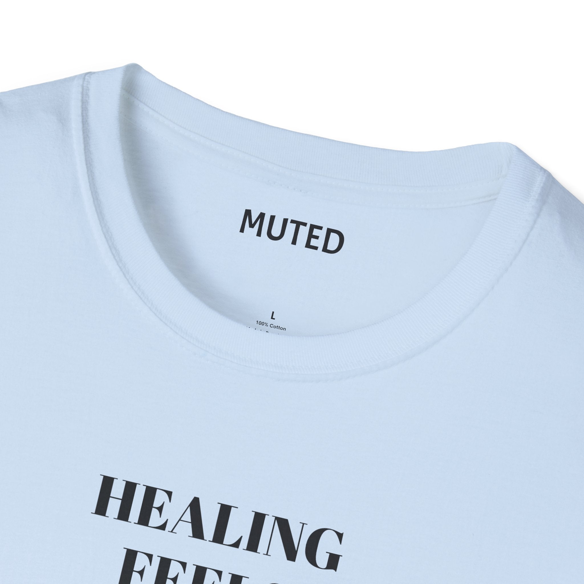 Healing Feels Suspicious T-Shirt — Subtle Mental Health Graphic Tee