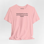 Boundaries Look Like Attitude Tee — "Unfiltered Thoughts" Graphic T-Shirt