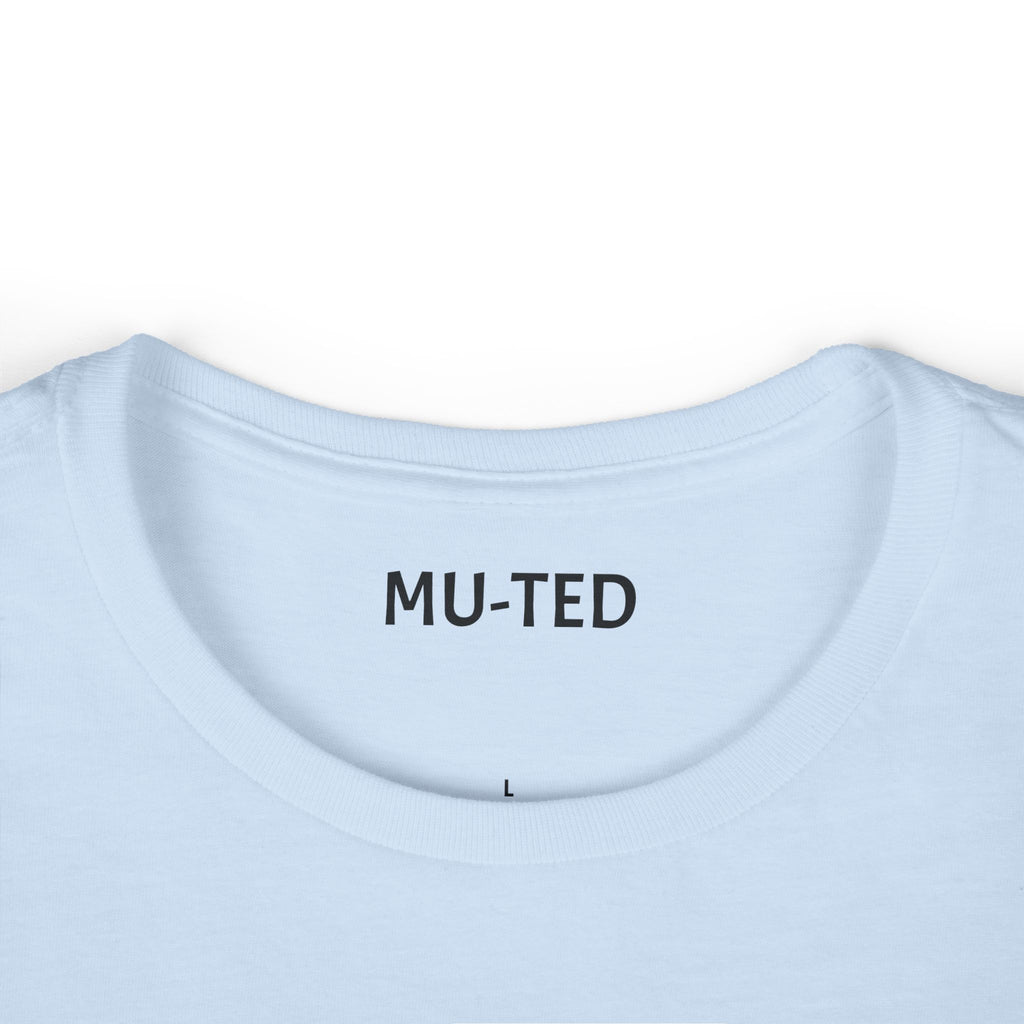 Women's Tee — "Soft Tone Sharp Mind" Inspirational Text Shirt