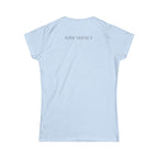 Women's Tee: "Quiet Doesn't Mean OK" Empowerment Graphic Shirt