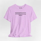 Boundaries Look Like Attitude Tee — "Unfiltered Thoughts" Graphic T-Shirt
