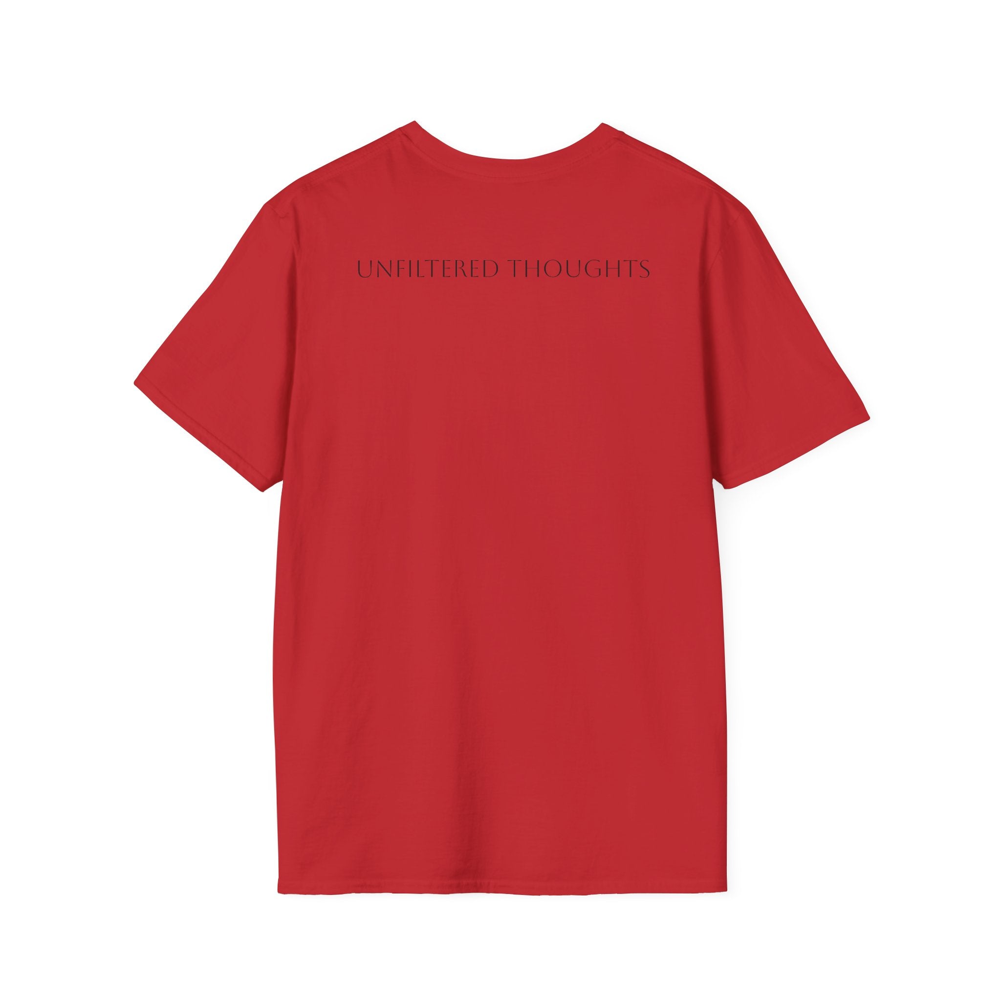Funny Quote T-Shirt — “My personality depends on how tired I am from pretending” (Back: “pls... kindly f&k off.”)