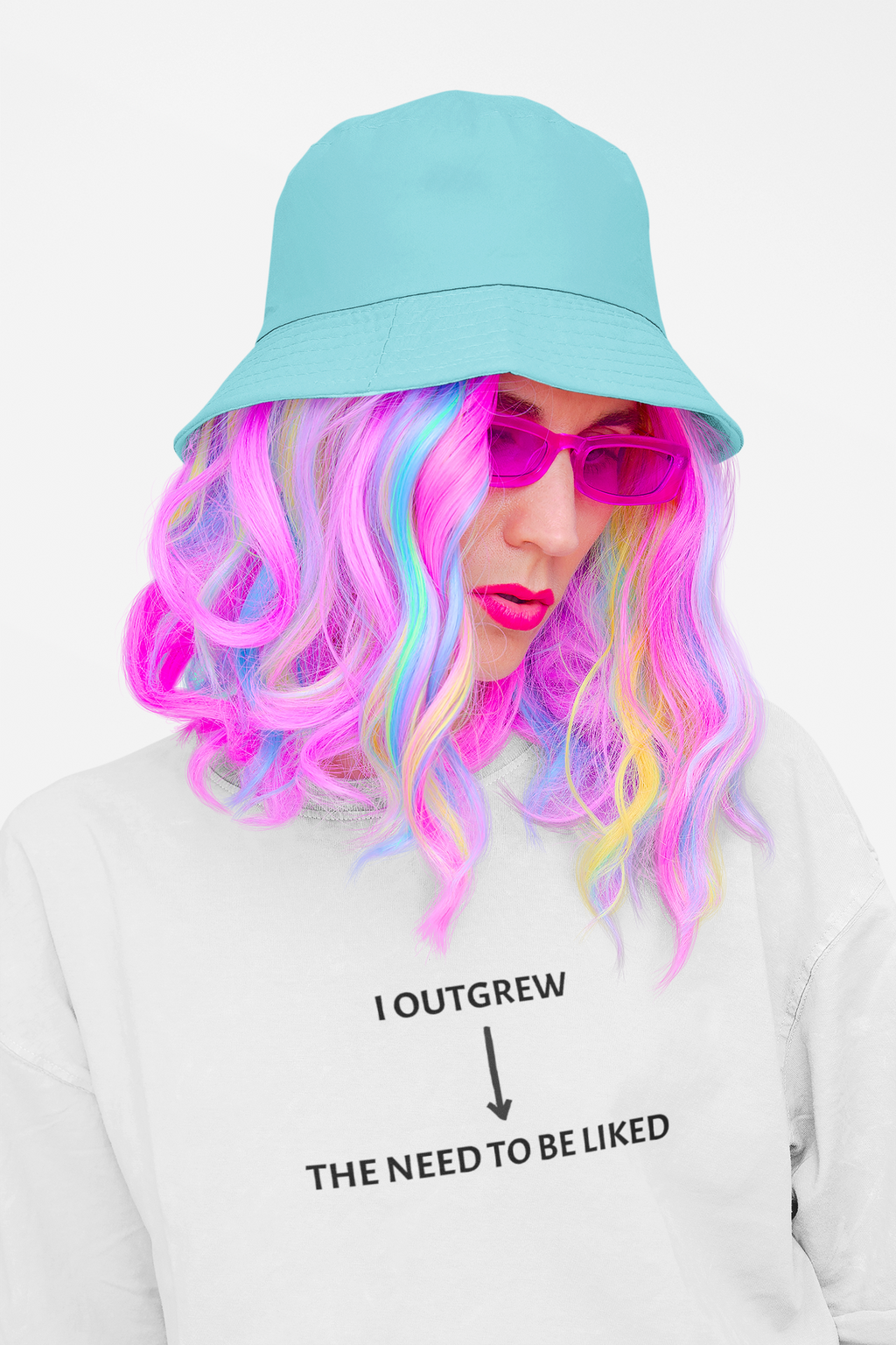 I Outgrew The Need To Be Liked T-Shirt — Minimal Text Graphic Tee