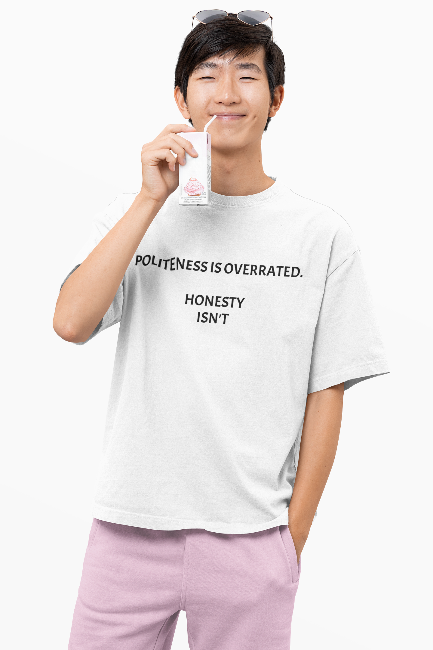 Politeness Is Overrated Tee — "Honesty Isn't" Graphic T‑Shirt