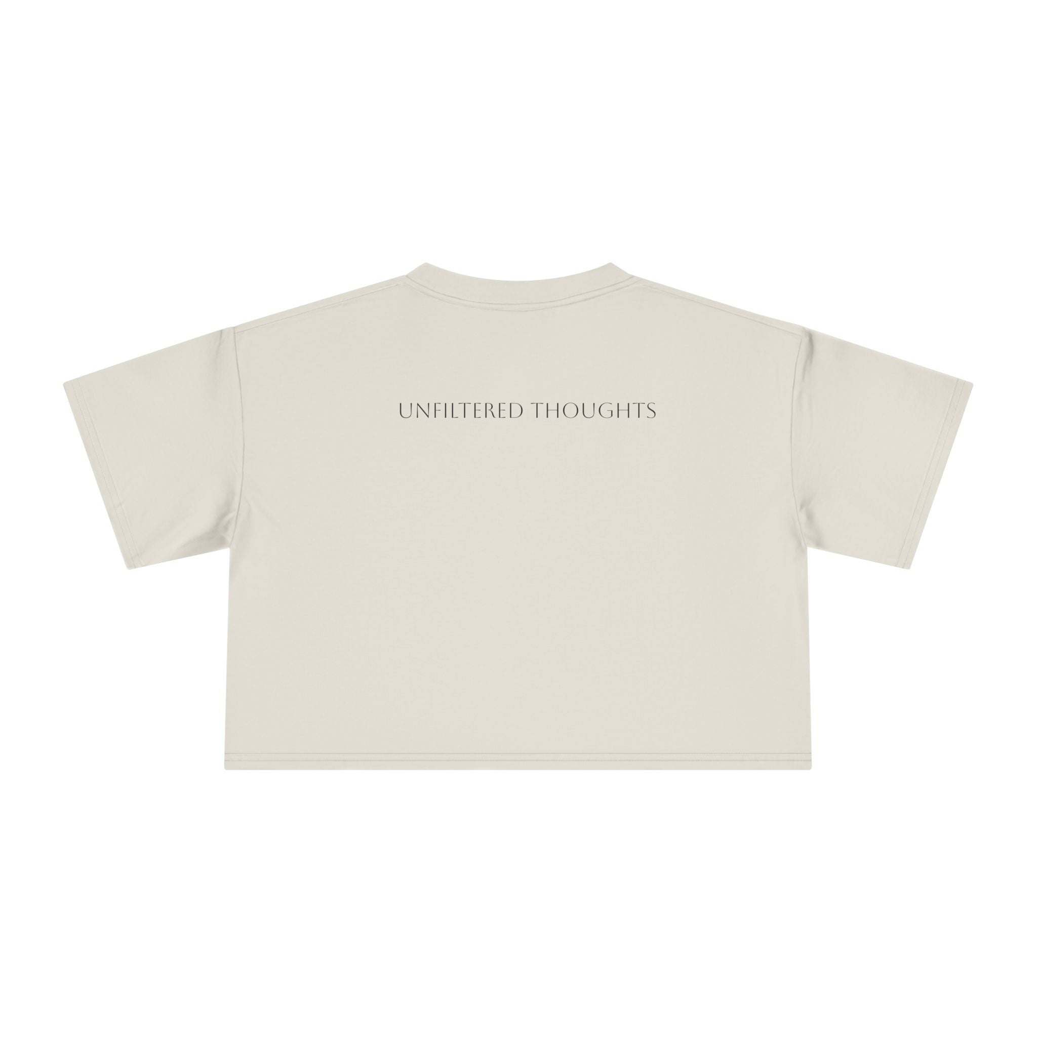 Crop Tee — "Honesty Got Labeled As Rude" Cute Ghost Graphic Top