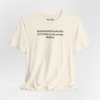 Boundaries Look Like Attitude Tee — "Unfiltered Thoughts" Graphic T-Shirt