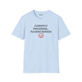 Currently Processing T-Shirt — "Currently Processing... Pls Dont Refresh" Funny Tech Tee