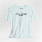 Boundaries Look Like Attitude Tee — "Unfiltered Thoughts" Graphic T-Shirt