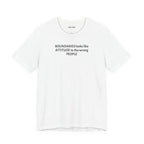 Boundaries Look Like Attitude Tee — "Unfiltered Thoughts" Graphic T-Shirt