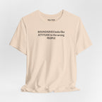 Boundaries Look Like Attitude Tee — "Unfiltered Thoughts" Graphic T-Shirt
