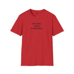 Healing Feels Suspicious T-Shirt — Subtle Mental Health Graphic Tee