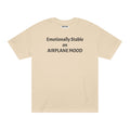 T‑Shirt — "Emotionally Stable on AIRPLANE MOOD" Minimal Graphic Tee