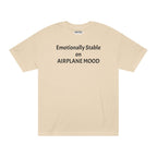 T‑Shirt — "Emotionally Stable on AIRPLANE MOOD" Minimal Graphic Tee