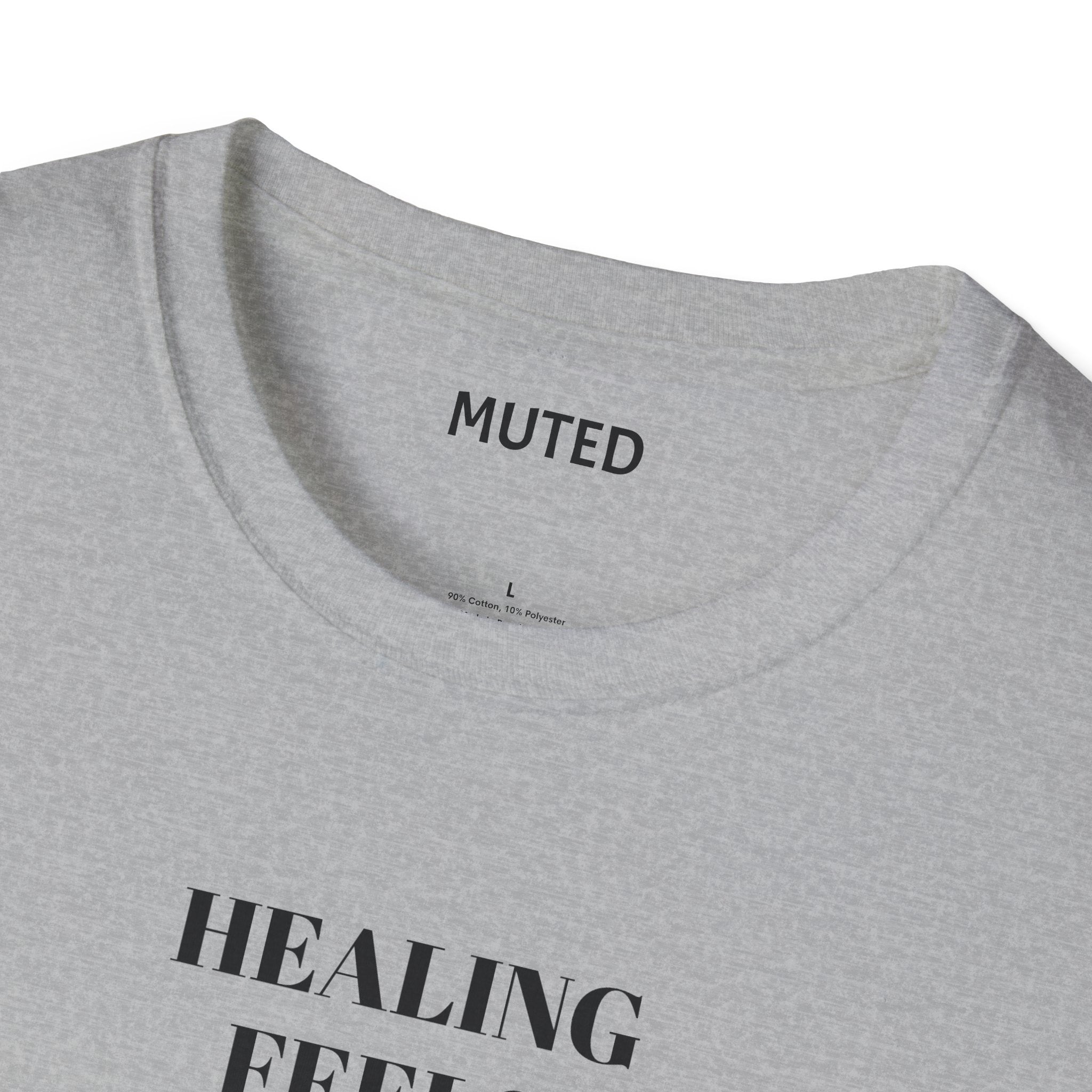 Healing Feels Suspicious T-Shirt — Subtle Mental Health Graphic Tee