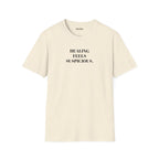 Healing Feels Suspicious T-Shirt — Subtle Mental Health Graphic Tee