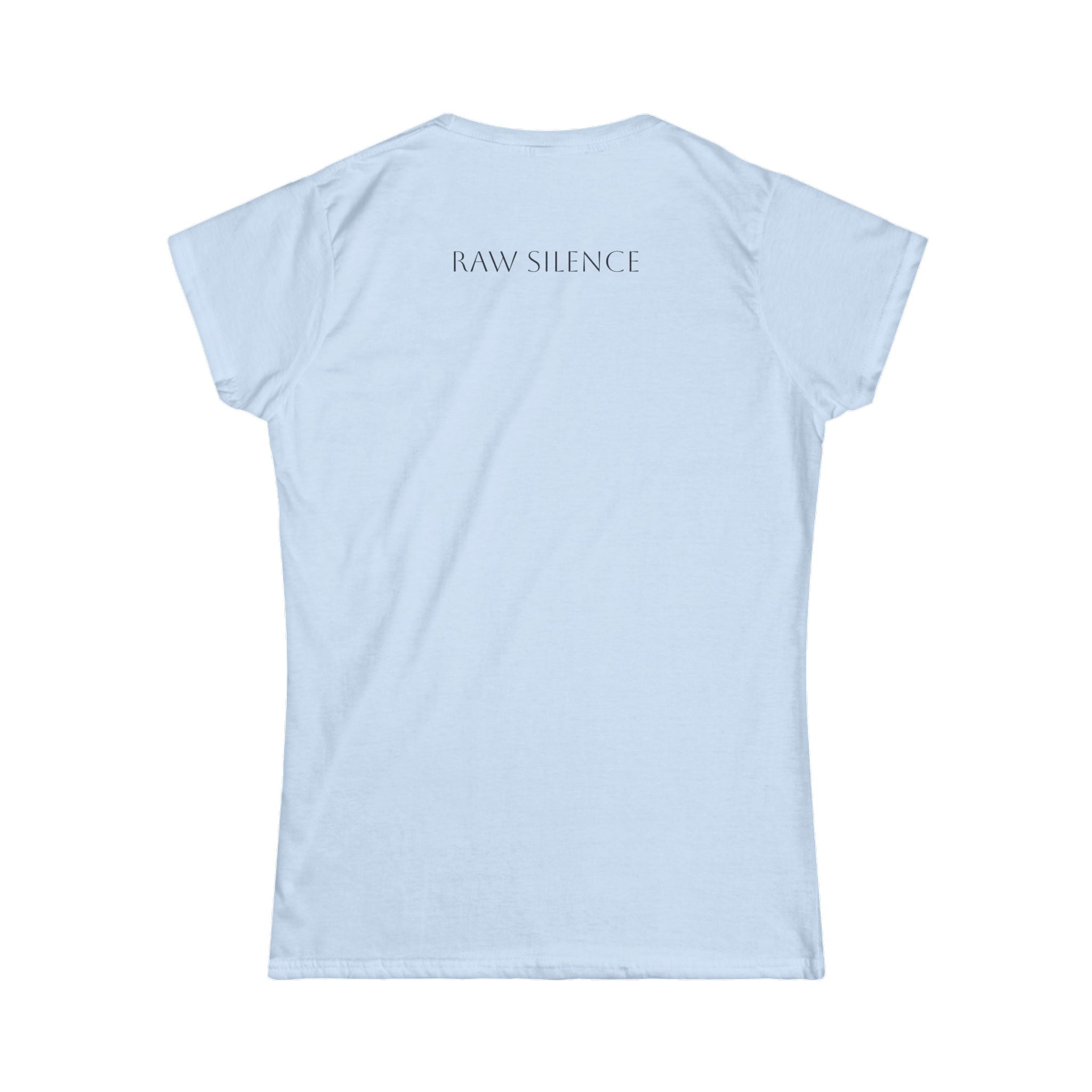Women's Tee — "Soft Tone Sharp Mind" Inspirational Text Shirt